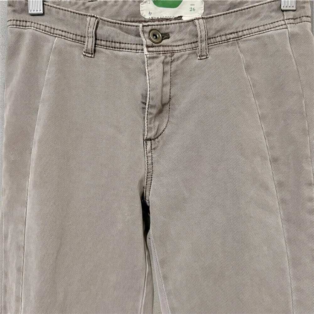 By Anthropologie Ona Skinny Leg Utility Pants Button Ankle Size 26